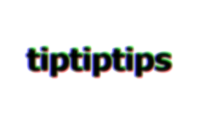 GIMPのカラーハーフトーンでロゴ作成